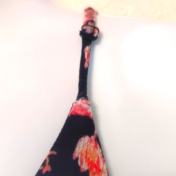 Sundress Floral Knee-length Lined Size Medium - Picture 4 of 11